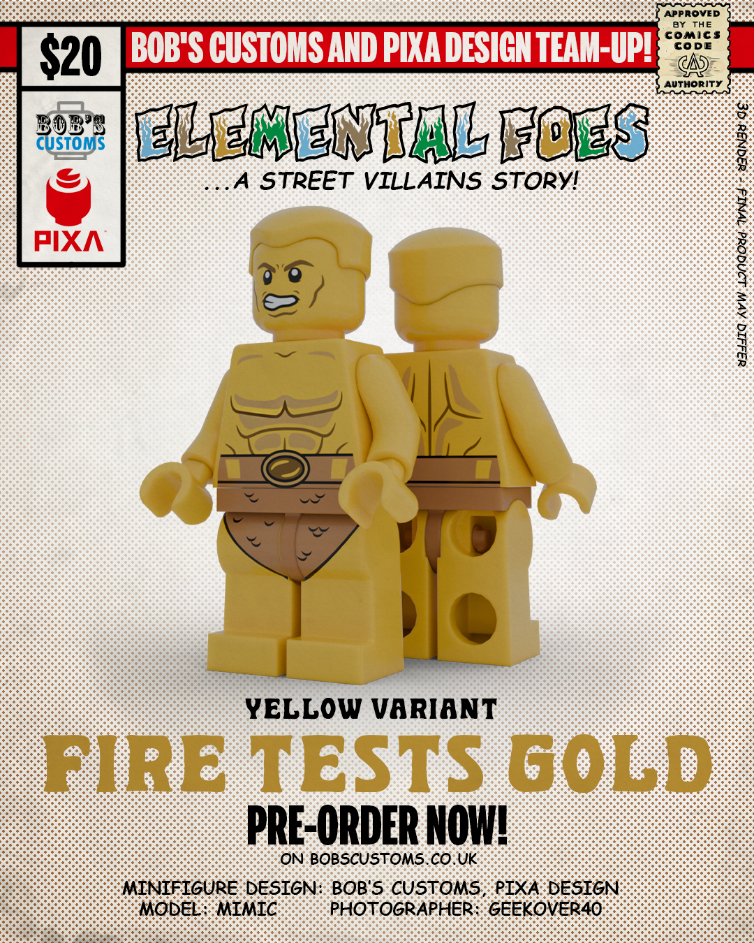 PREORDER - Fire Tests Gold