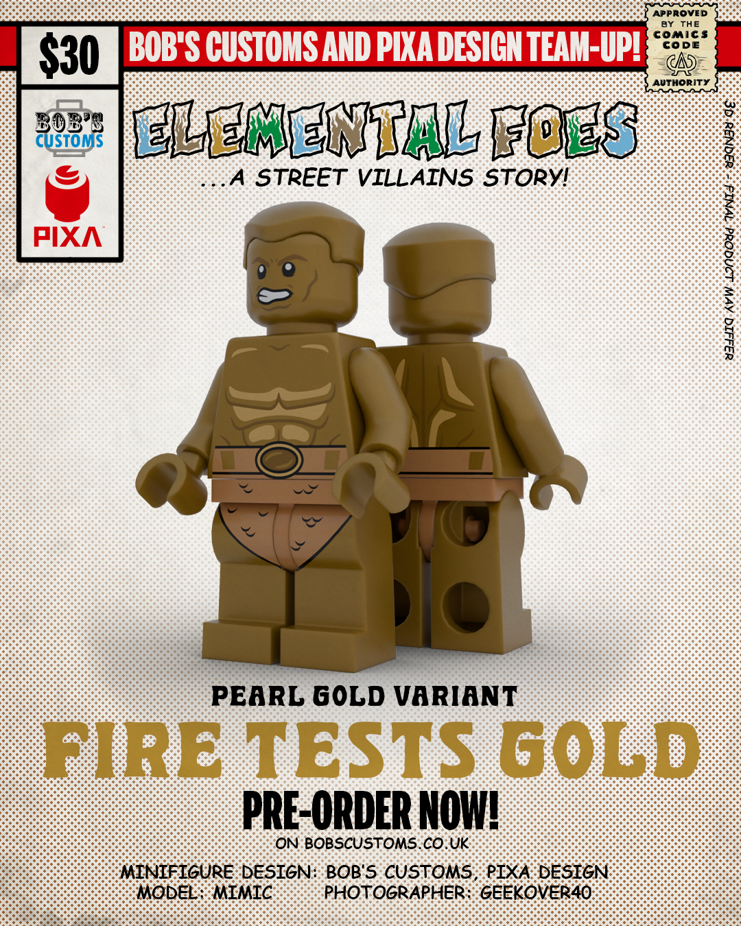 PREORDER - Fire Tests Gold