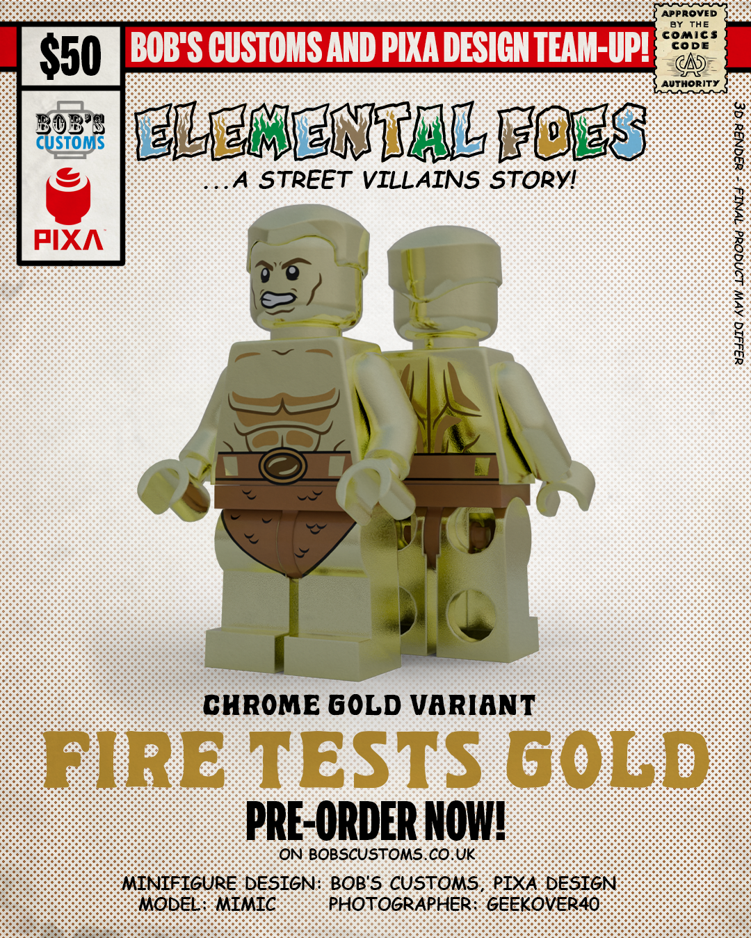 PREORDER - Fire Tests Gold