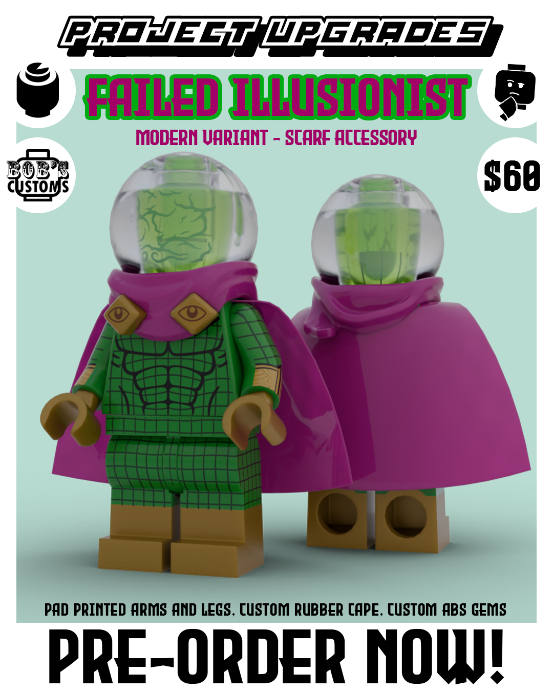PRE-ORDER - Failed Illusionist (Fabric Cape)