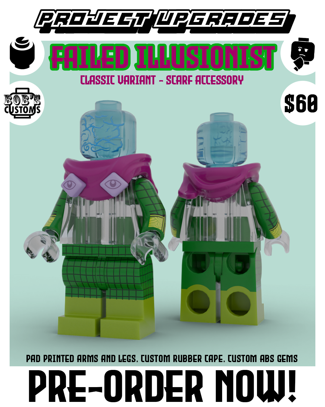 PRE-ORDER - Failed Illusionist (Fabric Cape)