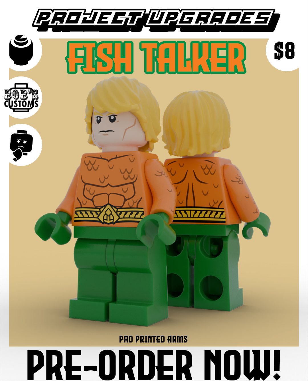 PRE-ORDER - Pad Printed Arm Upgrades